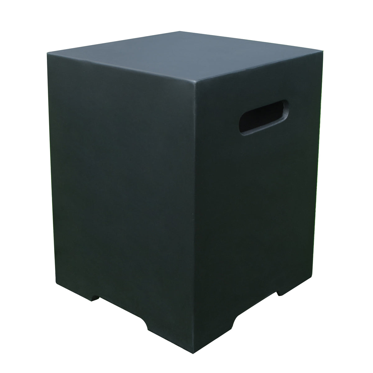 Modeno Gasfles Cover Zwart Vierkant