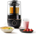 Panasonic MX-HG4401KXE Blender Chauffant, 1.2L, 800W, Chaud et Froid, 9 modes Automatiques, 10 Vitesses, Minuterie, Maintien au Chaud, Nettoyage Automatique, Noir et or Rose(Noir/Or Rose)