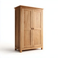 Armoire en bois 2 portes finition ch¨ºne naturel style scandinave