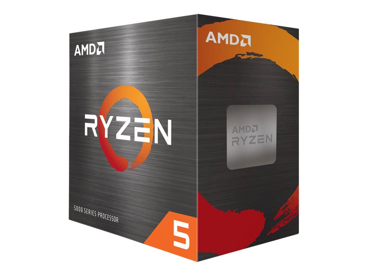 AMD Ryzen 5 5500 Processeur(Noir/Orange/Gris)
