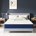 Matoresu Double Mattress 160 x 190 cm Memory Foam Height 25 cm Medium Rigid H3 Ergonomic 7 Zone Cold Foam Comfortable Breathable Fabric Cover(90 x 190 cm/25 cm - Hybride)