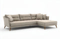 Canapé d'angle modulable pour salon en tissu - 210 x 80 x 90cm