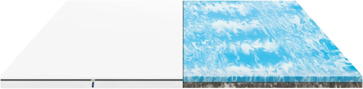 Emma Premium Mattress Topper 80 x 200 cm, 6 cm Thick, HRX Foam Reversible for Customised Comfort, Breathable and Washable with UltraDry Cover(Premium/140x200 cm)