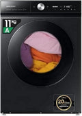 Lave-linge sur mesure Samsung Elettrodomestici 11 kg AI Control QuickDrive Vapeur Chargement frontal 60 x 85 x 60 cm(Noir/2024)