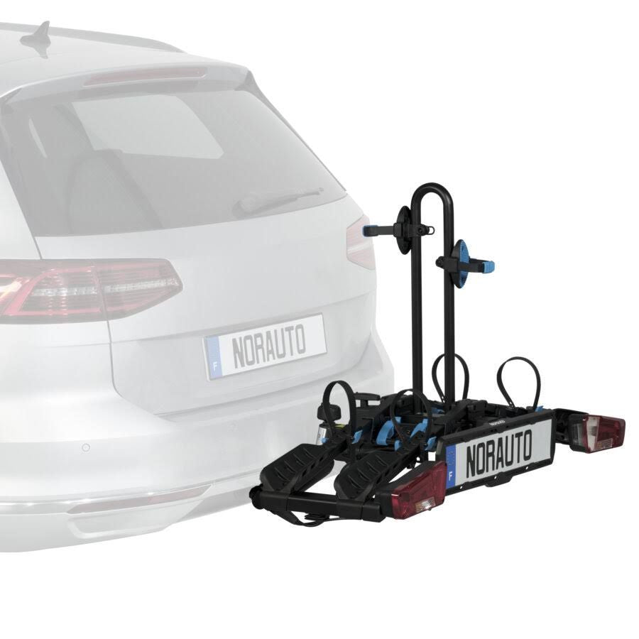 Porte-v¨¦los Sur Attelage Norauto Deck 200-2 Pour 2 v¨¦los(Noir/Bleu)