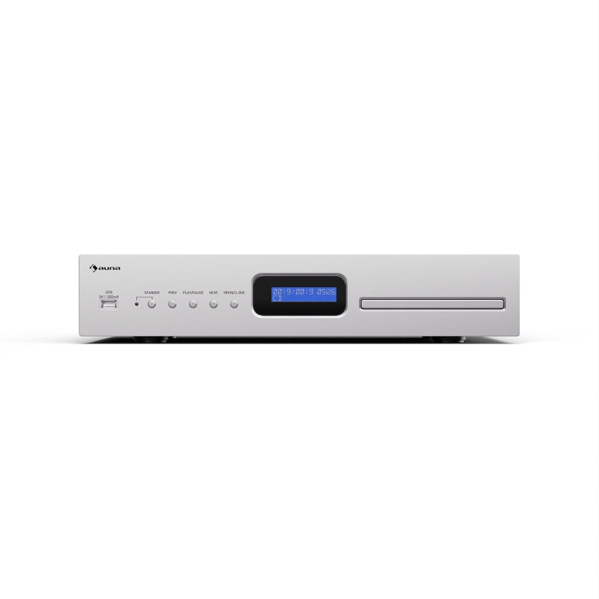 Auna Art22 Lecteur CD MP3 opt. Lecteur Hi-Fi(Argent)