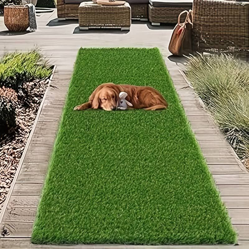 Gazon Artificiel de Haute Qualit¨¦ - Pelouse Synth¨¦tique Ext¨¦rieur, Gazon synth¨¦tique ext¨¦rieur,Gazon artificiel ext¨¦rieur 10m x 4m,Tapis gazon(Vert)