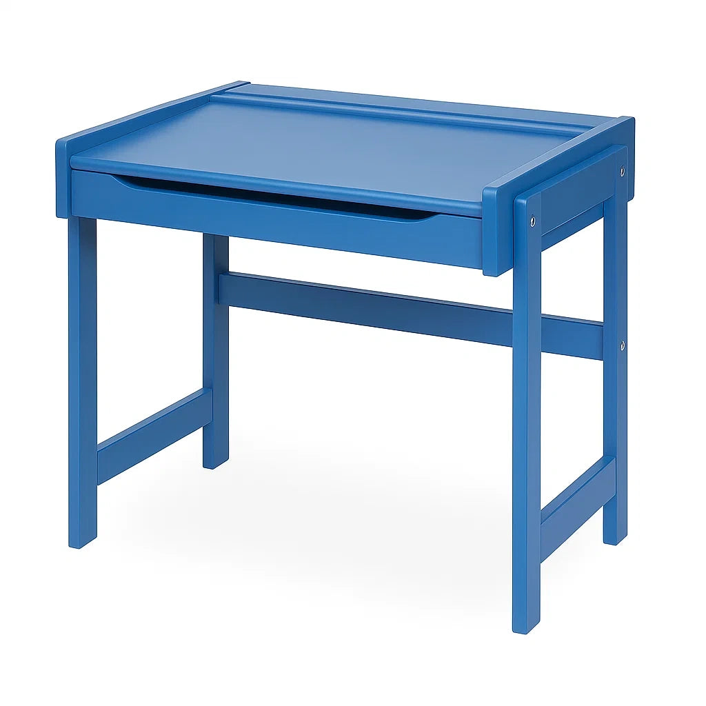 Bureau pour enfant en bois bleu(Bleu)