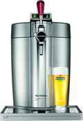 Krups Beertender Machine bi¨¨re pression, F?ts de 5 L, T¨¦moin lumineux, Bi¨¨re fra?che, Installation facile, Indicateur temp¨¦rature, Indicateur volume restant, Loft Edition Silver VB700E00