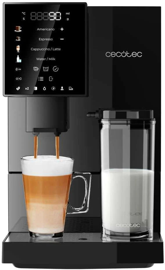 Cecotec cafeti¨¨re superauto Cremmaet, 19 bars, broyeur, nettoyage auto