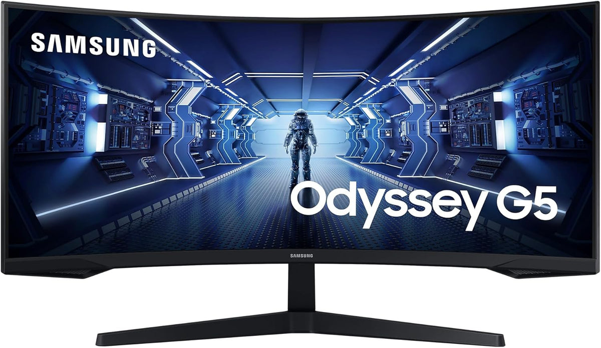 Ecran PC Odyssey G55T 34'' 165Hz, 1ms, Dalle VA 1000R, UWQHD 3440x1440, 2500:, 250cd/m2, AMD FreeSync Premium, Pied Ajustable,HDMI, DisplayPort