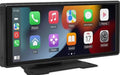 10.26 voiture miroir Radio multim¨¦dia lecteur vid¨¦o universel sans fil Carplay Android Auto ¨¦cran(Noir)